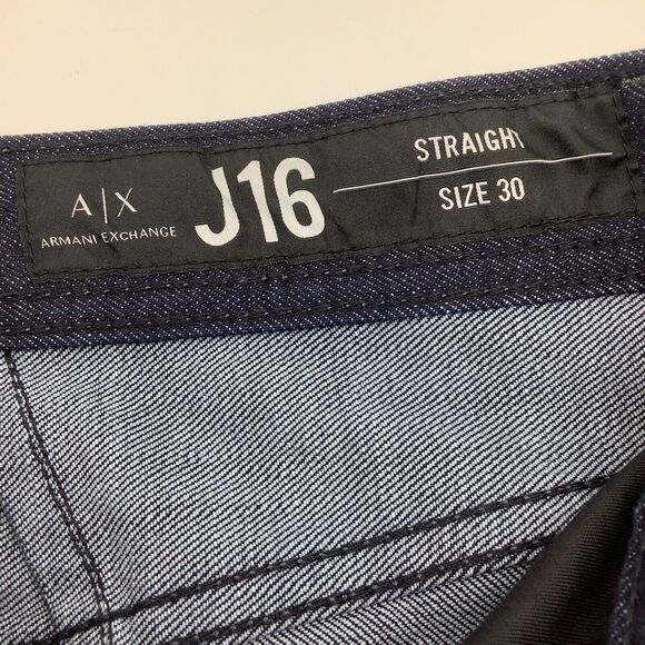 Armani Exchange AX Mens‎ J16 Straight Jeans Size 30 x 28.5 NWT - Picture 9 of 11